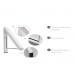 Invisible Wall Mounted Plastic and Mix Aluminum Folding Wall Hanger Clothes Storage with Clothesline Pole